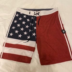 Mens Hurley American Flag Boardshorts